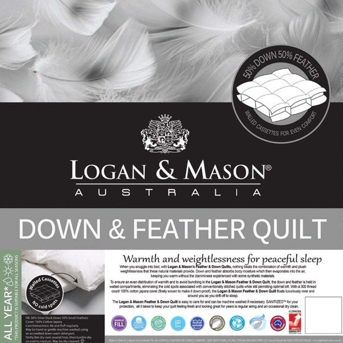 Logan & Mason 50% Down & Feather Quilts