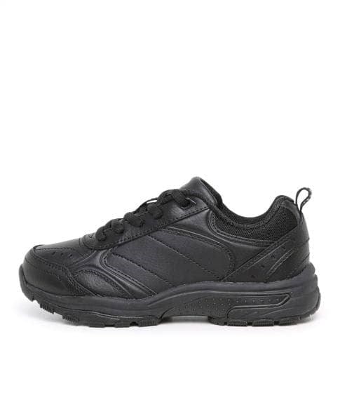 Colorado Erupt Junior E-Lace Black Leather Shoes