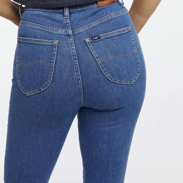 Load image into Gallery viewer, Lee Womens High Licks Crop Skinny Jean
