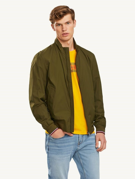 Tommy Hilfiger Mens Stand Collar Bomber