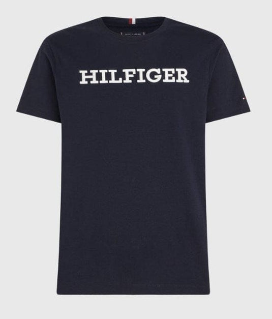 Tommy Hilfiger Mens Monotype Embroided Archive Fit Graphic Tee