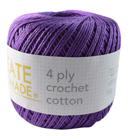 Create Handmade 4 ply Crochet Cotton