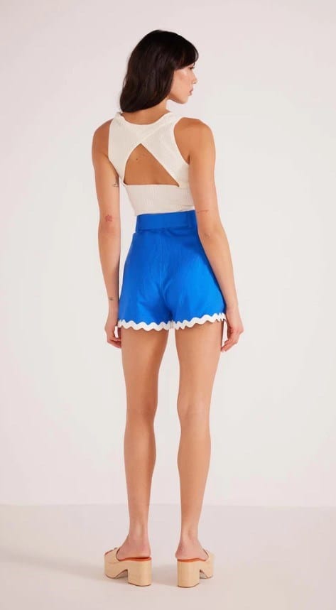 Load image into Gallery viewer, Minkpink Womens Florence Rikrak Belted Short

