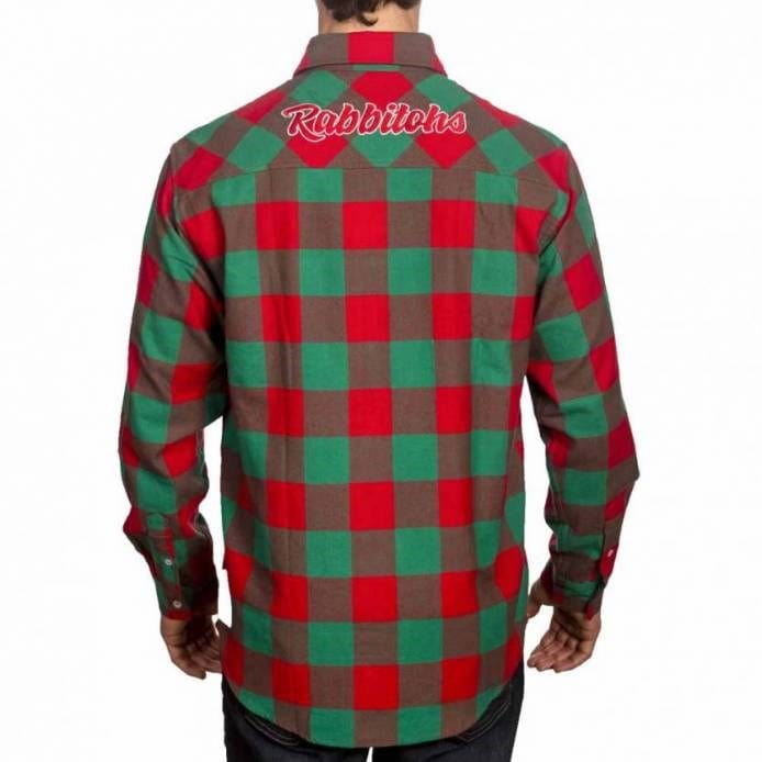 Load image into Gallery viewer, NRL Rabbitohs &#39;Lumberjack&#39; Flannel Shirt
