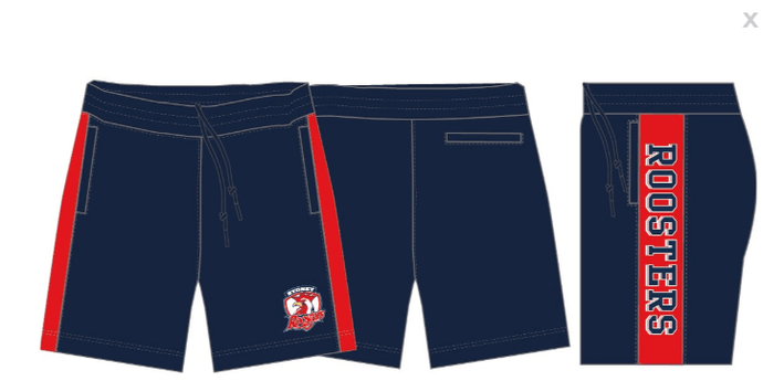 NRL Mens Performance Shorts Roosters