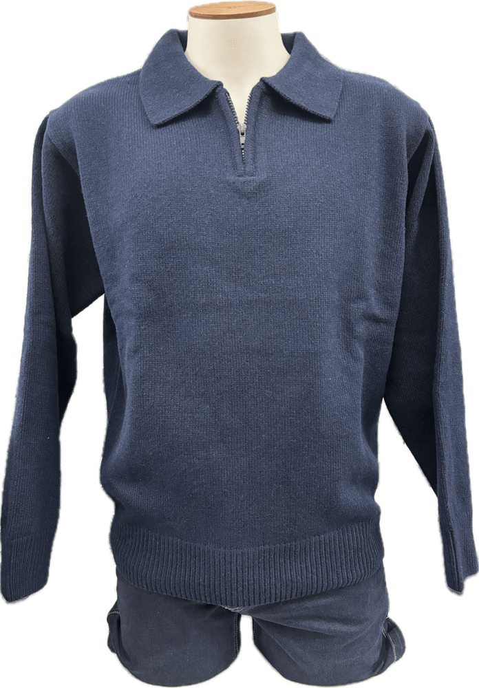 Load image into Gallery viewer, Southern Country Stockman 1/4 Zip Jumper - Navy
