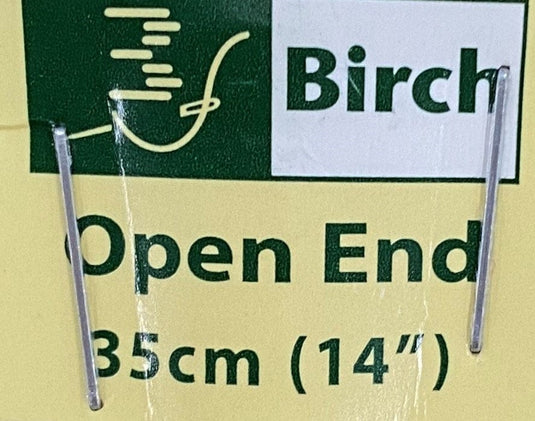 Birch Open End Zip 40cm
