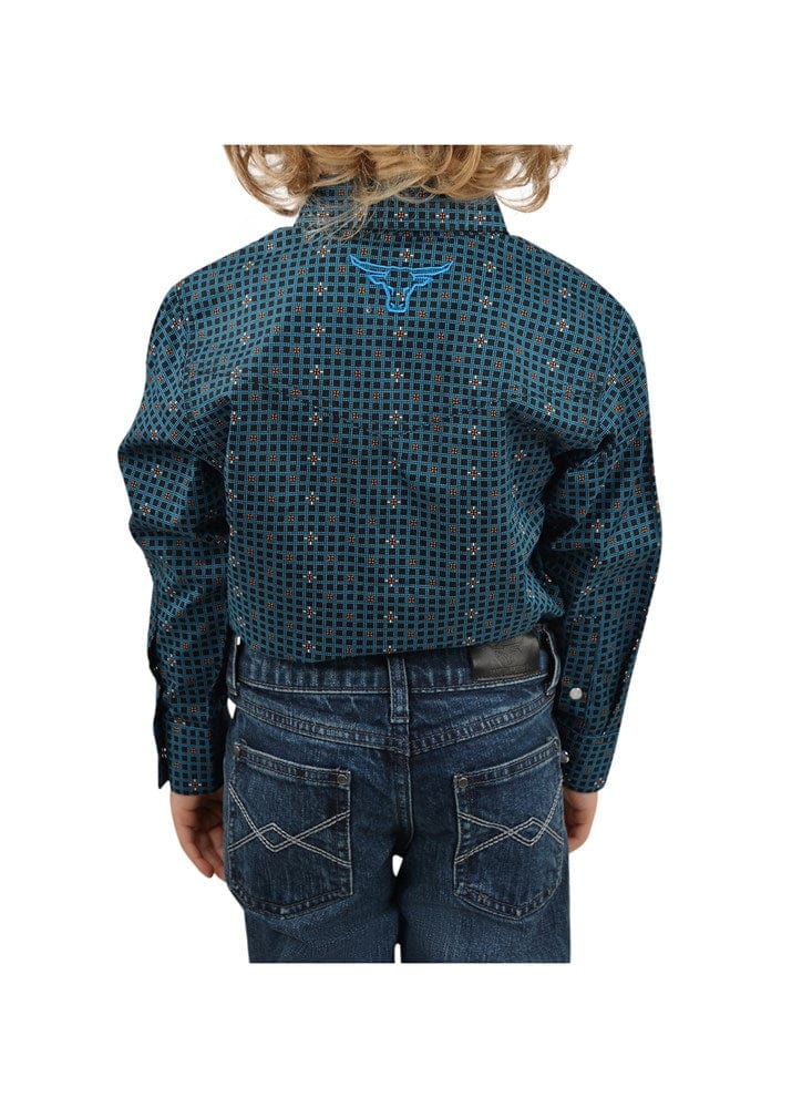 Load image into Gallery viewer, Pure Western Boy Georgy Print Western L/S Shirt
