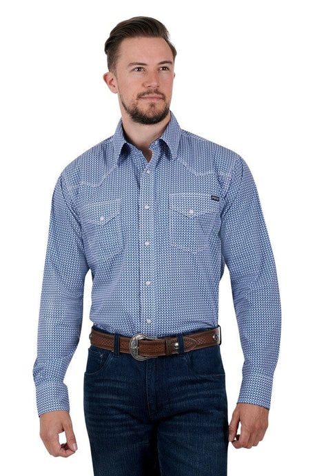 Pure Western Mens Oliver Long Sleeve Shirt
