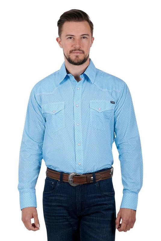 Pure Western Mens Thompson Long Sleeve Shirt