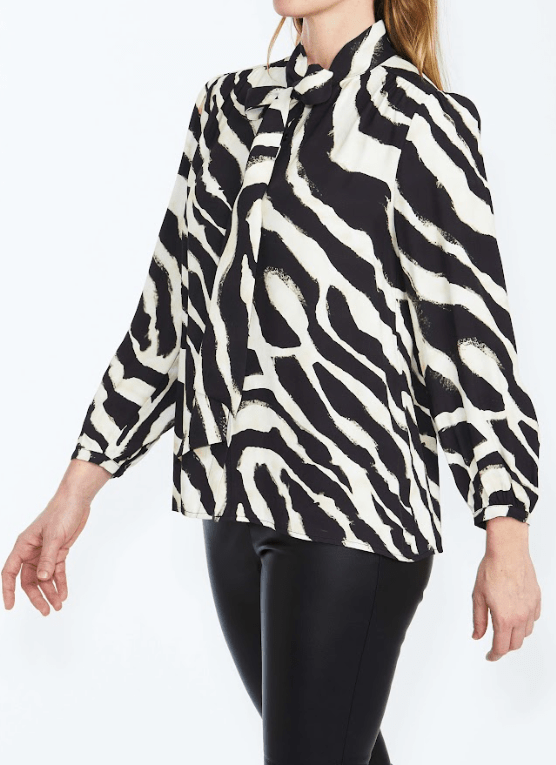 Load image into Gallery viewer, Pingpong Womens Zebra Print Blouse

