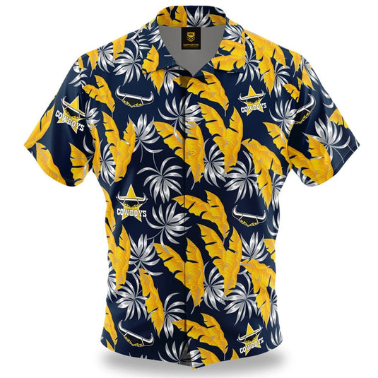 NRL 'Paradise' Hawaiian Shirt - Cowboys