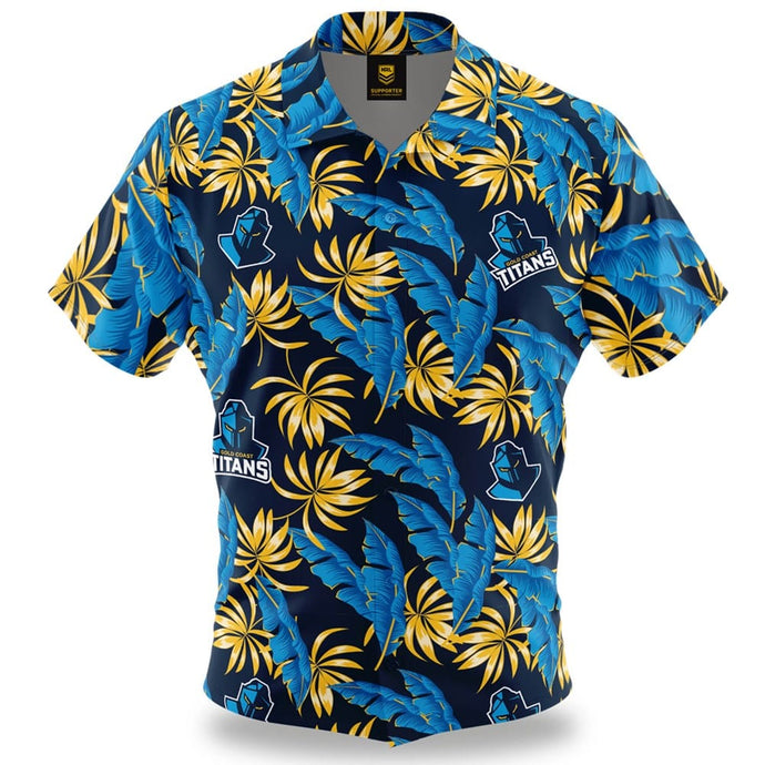 NRL 'Paradise' Hawaiian Shirt - Titans