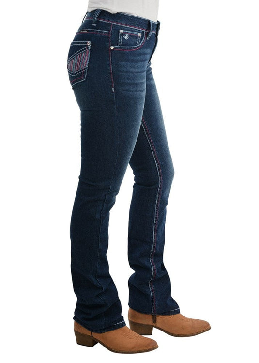 Pure Western Women's Jules Relaxed Rider Jean