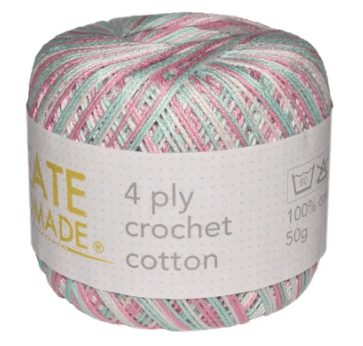 Create Handmade 4 ply Crochet Cotton