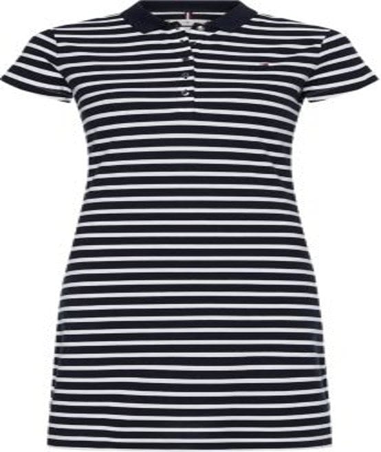Tommy Hilfiger Womens Slim Polo Stripe Dress
