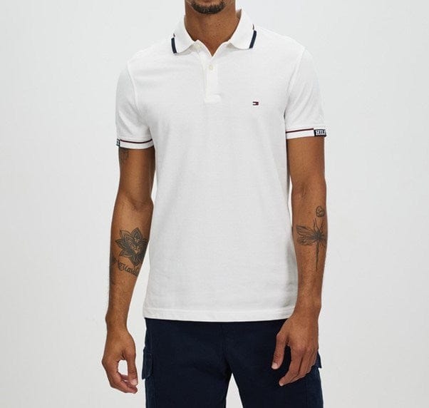 Load image into Gallery viewer, Tommy Hilfiger Mens Cuff Slim Fit Polo
