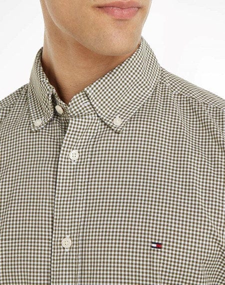 Tommy Hilfiger Mens Gingham Regular Fit Shirt