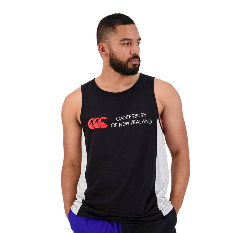 Load image into Gallery viewer, Canterbury Mens of NZ Block Singlet
