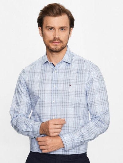 Load image into Gallery viewer, Tommy Hilfiger Mens CL Stretch Glen Check SF Shirt
