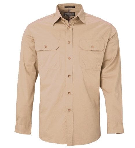 Load image into Gallery viewer, Ritemate Mens Pilbara Open Front L/S Shirt
