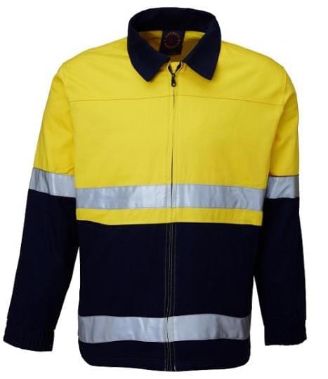 Ritemate Mens Drill Jacket With 3M Tape