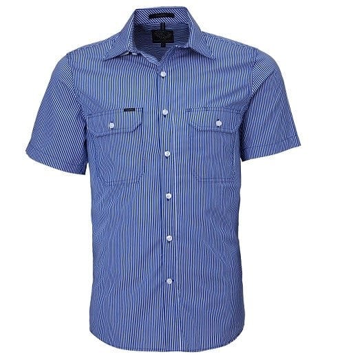 Ritemate Pilbara Men's S/S Shirt, Double Pockets