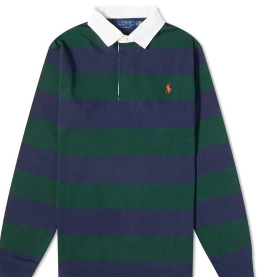 Ralph Lauren Mens Classic Fit Striped Jersey Shirt