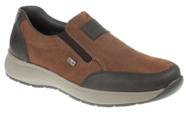 Load image into Gallery viewer, Rieker Mens Brown Slip On Shoe
