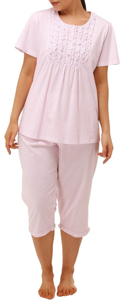 Load image into Gallery viewer, Schrank Womens Stripe Pyjama Set
