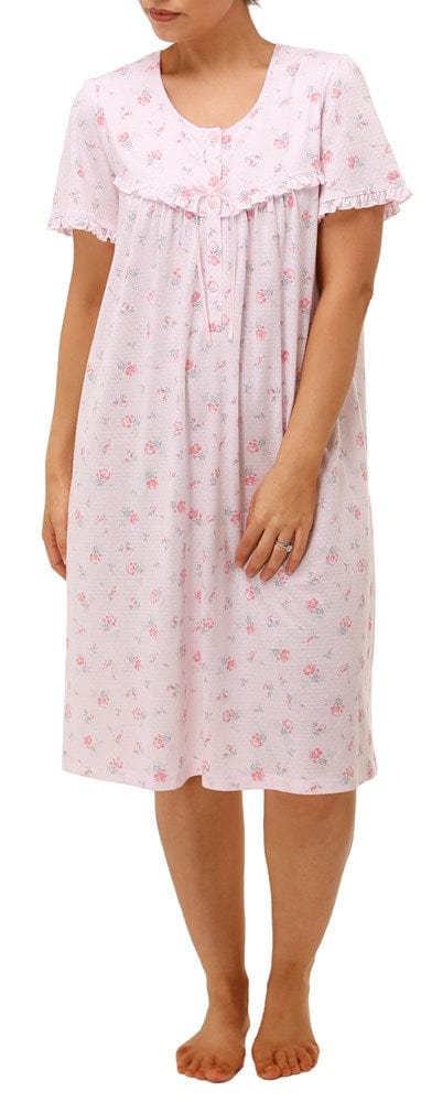 Load image into Gallery viewer, Schrank Womens Carnation Short Sleeve Nightie
