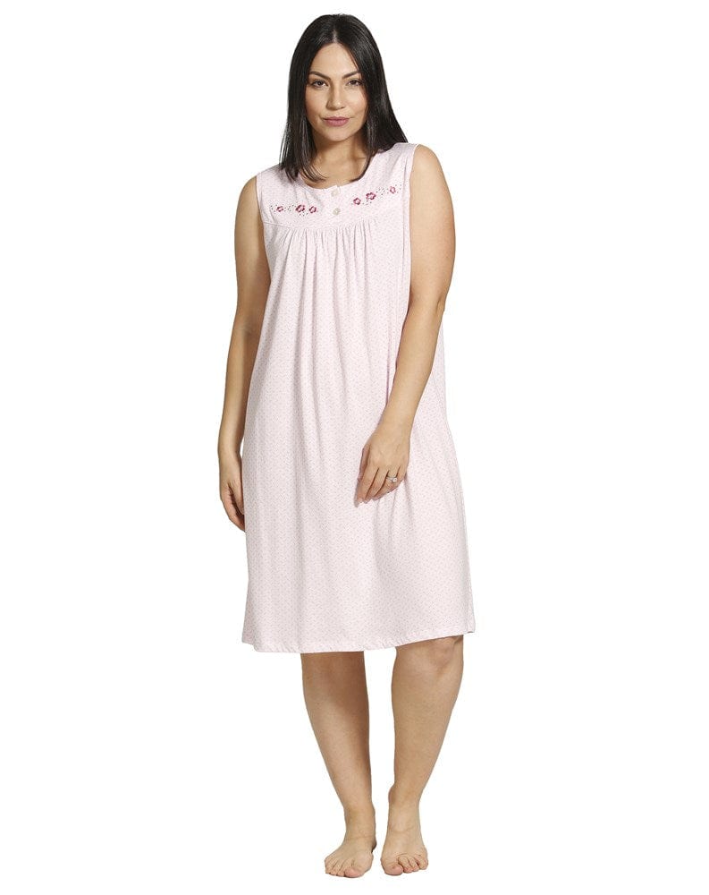 Load image into Gallery viewer, Schrank Womens Spot Embroidery Sleeveless Nightie
