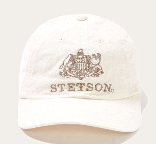 Stetson Linen Ball Cap Natural
