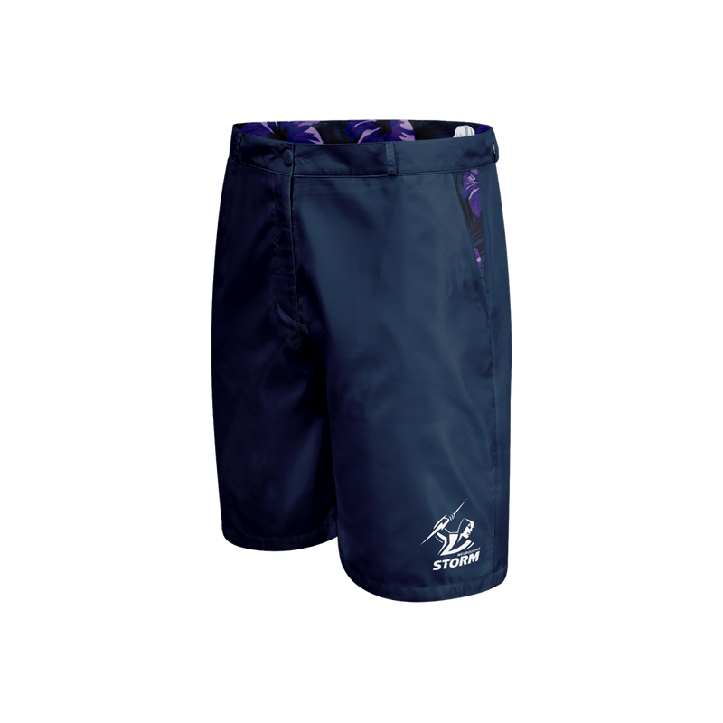 Load image into Gallery viewer, NRL Mens Aloha Golf Shorts - Storm
