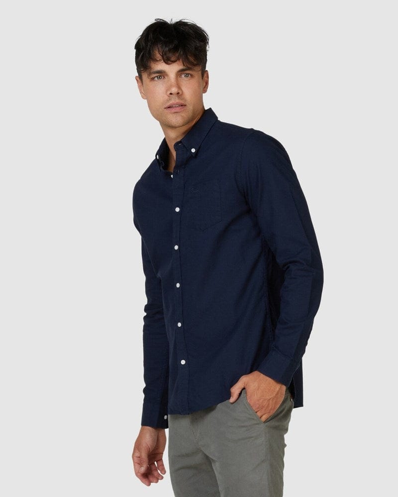 Load image into Gallery viewer, Superdry Mens Classic University Oxford Shirt - Navy
