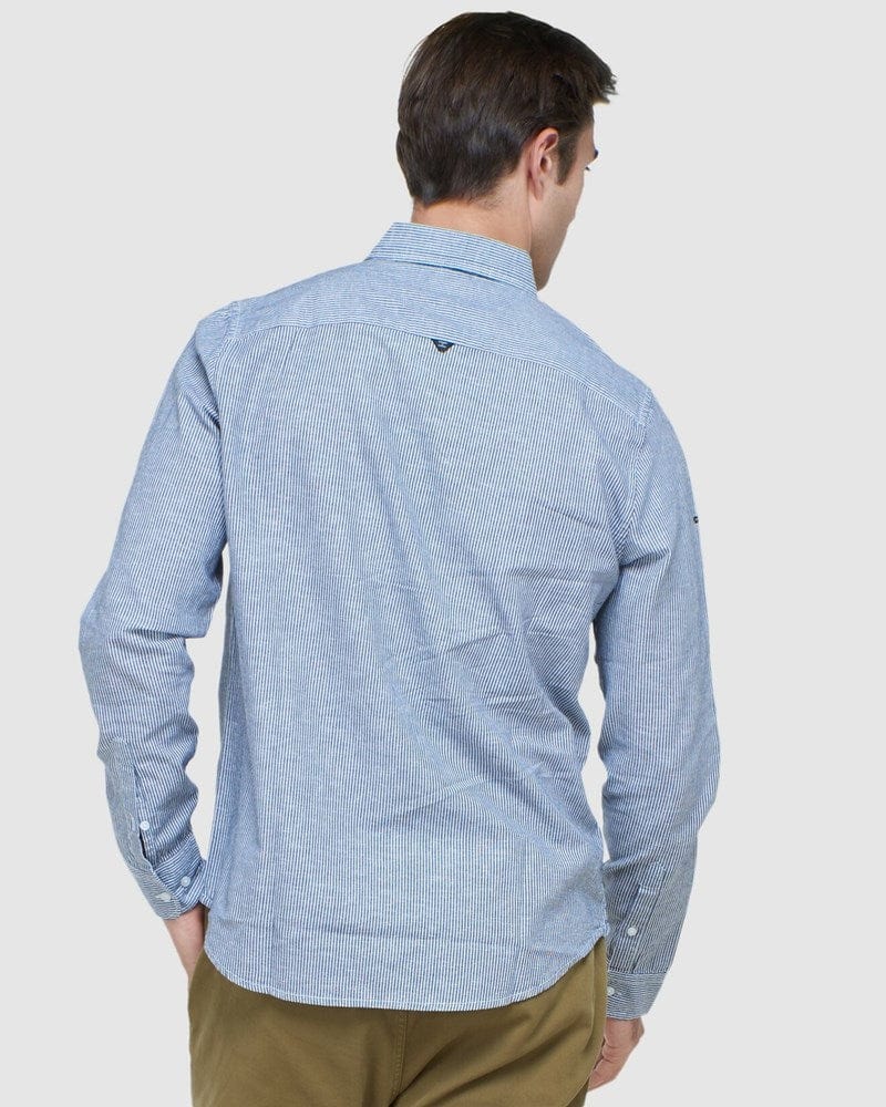Load image into Gallery viewer, Superdy Mens Cotton Linen Ls Shirt

