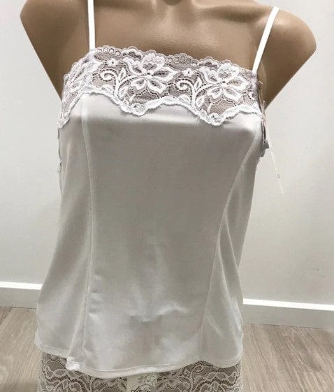 Essence Singlet Camisoles with Cutaway Lace