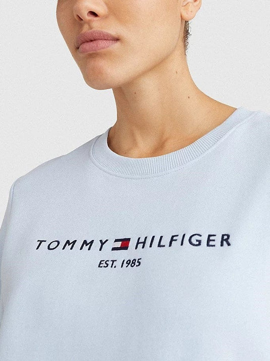 Tommy Hilfiger Womens Organic Cotton Crew Neck Sweatshirt