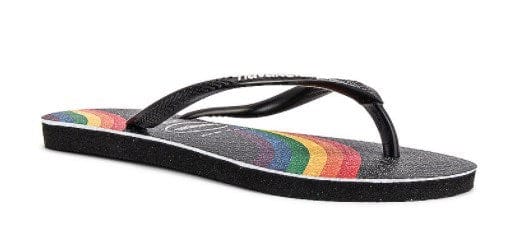 Havaianas Womens Slim Pride Black Female