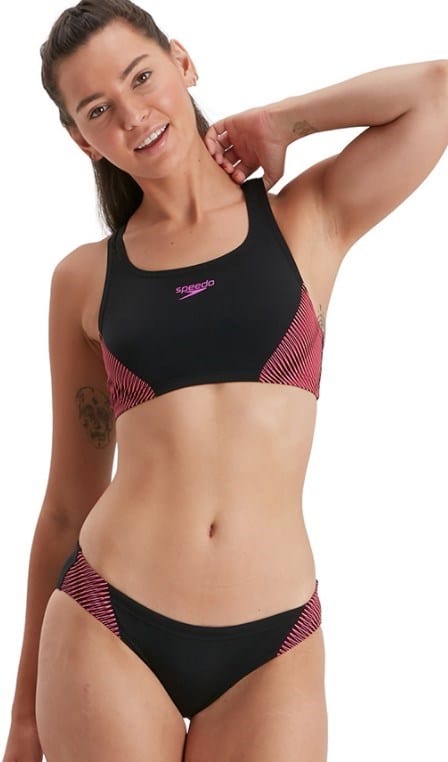 Speedo Womens Placement Crop Set