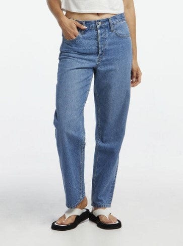 Riders Womens Dad Jean High Hope Blue