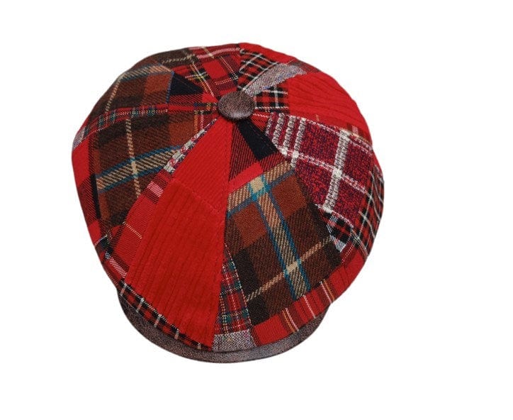 Load image into Gallery viewer, Avenel Mens Wool Patchwork Peaky Blinder
