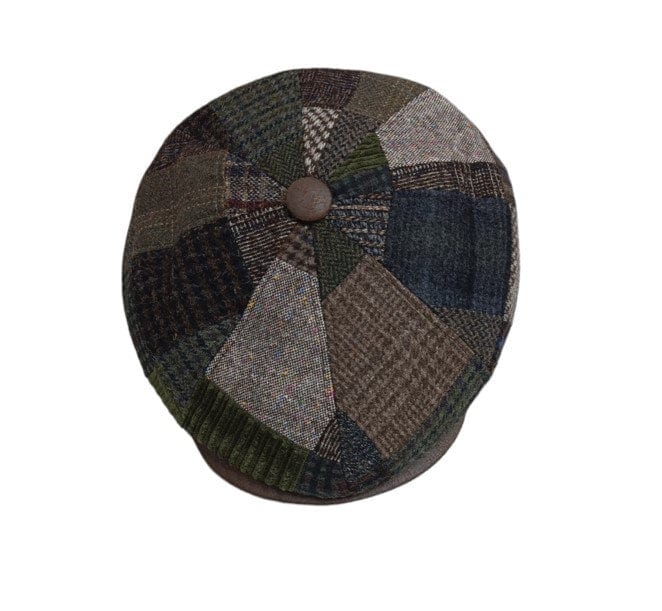 Load image into Gallery viewer, Avenel Mens Wool Patchwork Peaky Blinder
