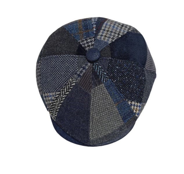 Load image into Gallery viewer, Avenel Mens Wool Patchwork Peaky Blinder
