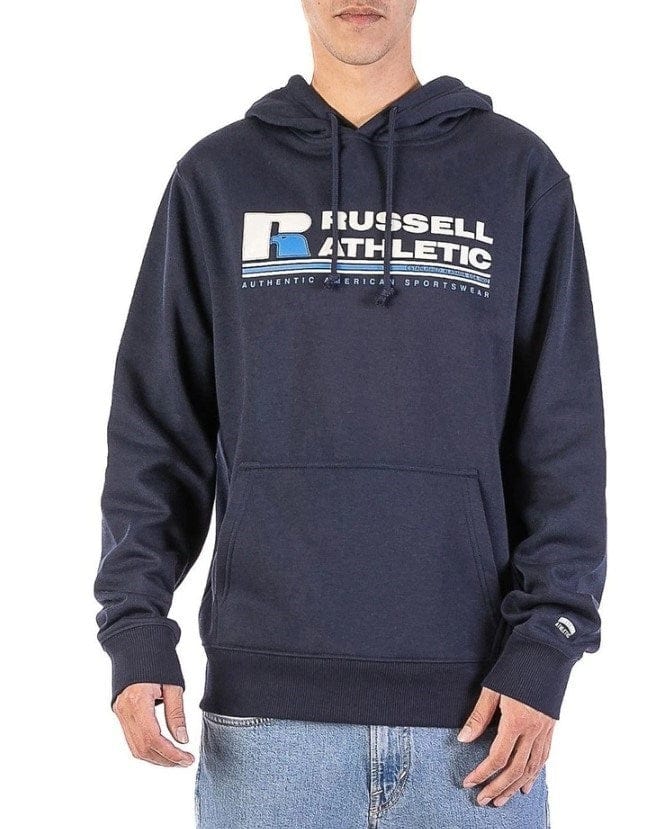 Load image into Gallery viewer, Russell Athletic Mens Originals Bar Logo Hoodie
