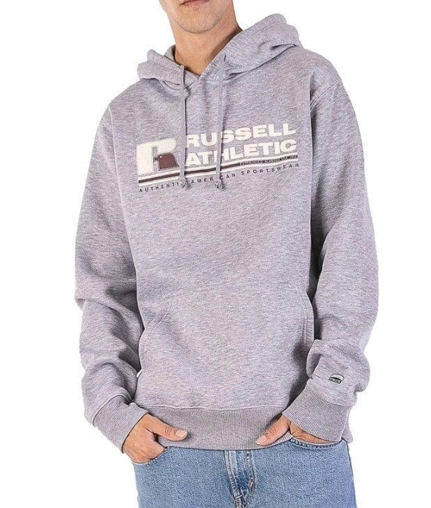 Load image into Gallery viewer, Russell Athletic Mens Originals Bar Logo Hoodie
