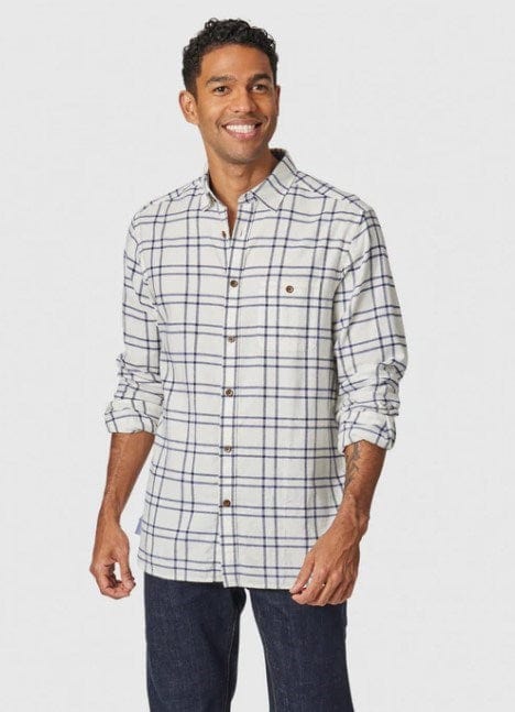 Load image into Gallery viewer, Blazer Mens Beau Long Sleeve Brushed Check Shirt
