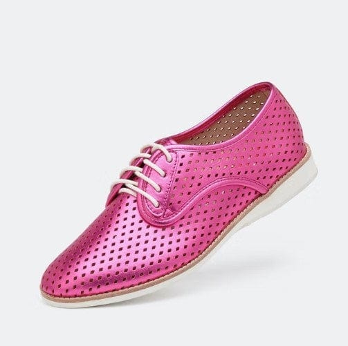 Load image into Gallery viewer, Rollie Womens Derby Raspberry Geo
