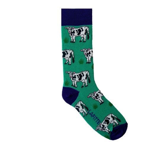 Lafitte Cow Socks