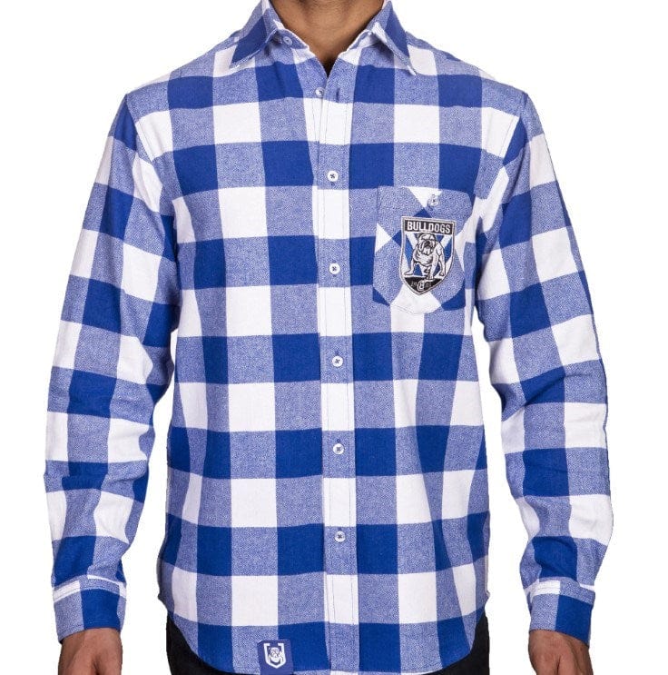 Load image into Gallery viewer, NRL Bulldogs &#39;Lumberjack&#39; Flannel Shirt
